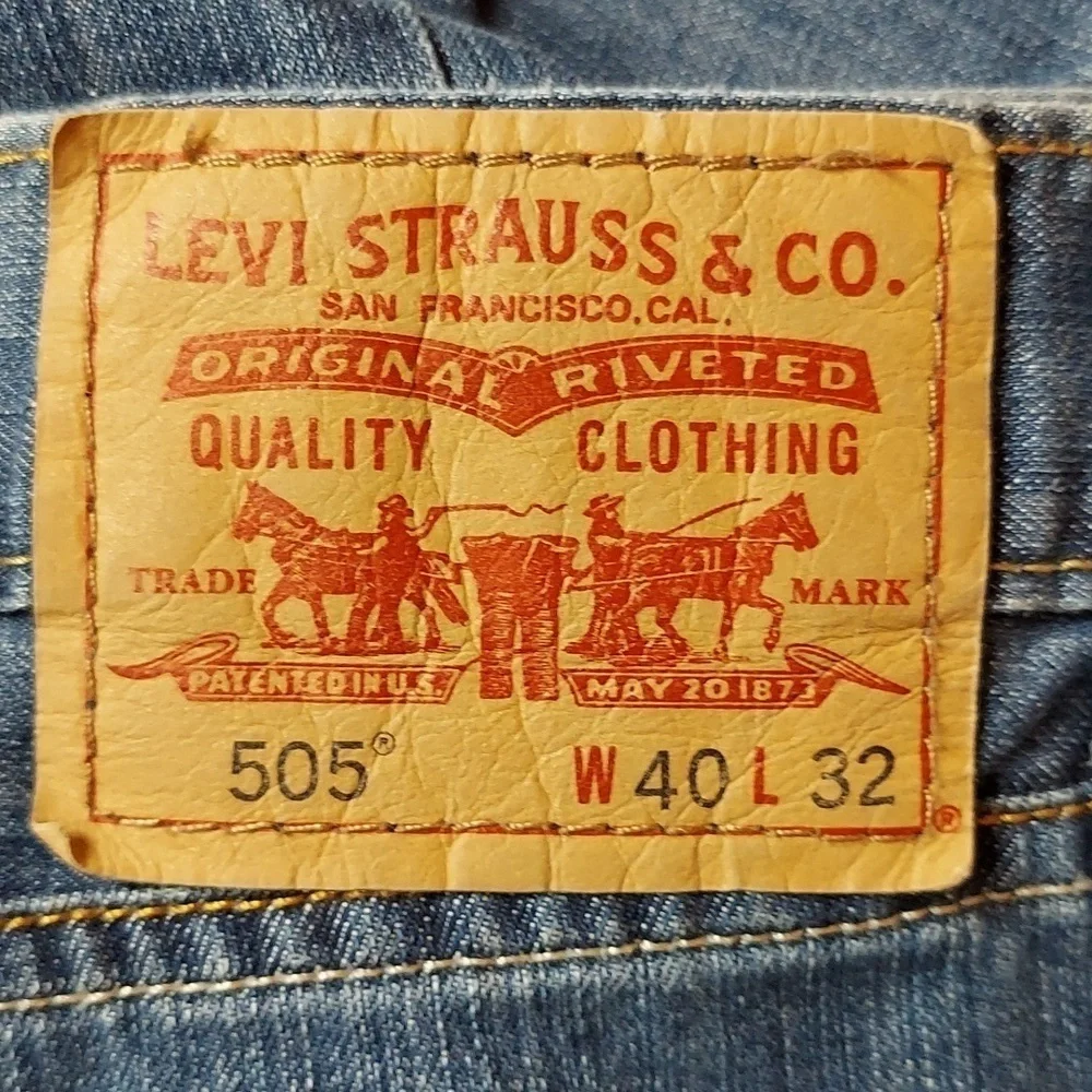 Levi's 505 straight fit jeans